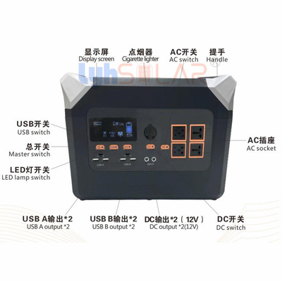 力の表示を持つ高容量3000W再充電可能な携帯用動力火車