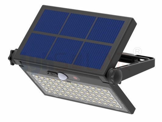 高照明効率 8W 運動センサー付きの太陽光発電灯