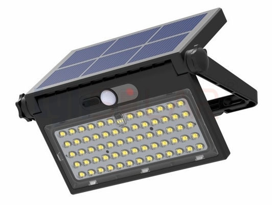 高照明効率 8W 運動センサー付きの太陽光発電灯