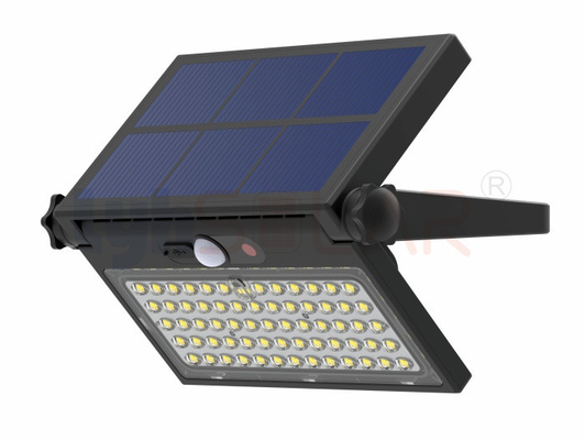 高照明効率 8W 運動センサー付きの太陽光発電灯