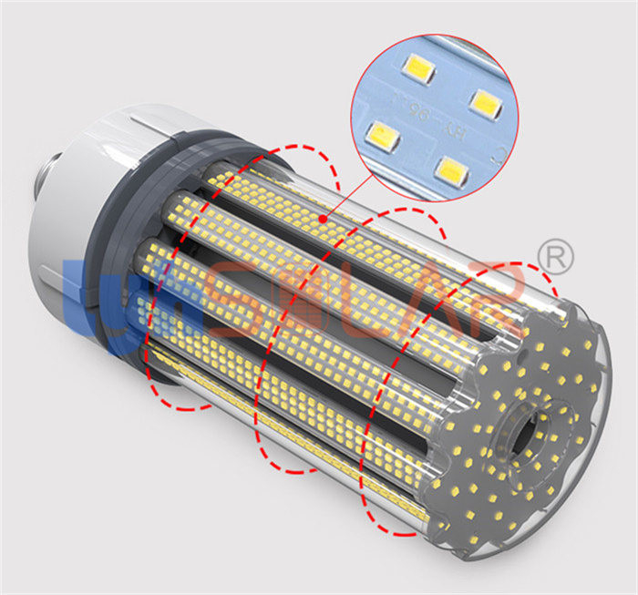 100W LEDのトウモロコシ ライト3000-6000k LEDは総13000Lm出力を欠く