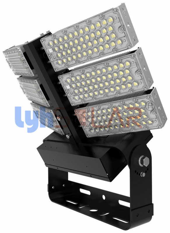IP67が付いている720w LEDの競技場ライト4000kの高い極の設置はBaskerball競技場のために防水します