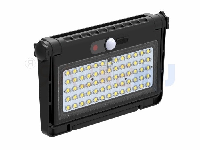 64pcs LED 8W 太陽光洪水照明 屋外 IP65 防水 ガレージ照明のために